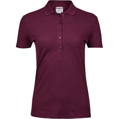 TeeJays Polokošile Stretch Deluxe TJ145 krátký rukáv dámská 1TE TJ145 Wine