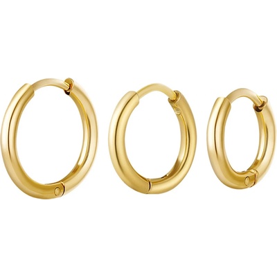 Ornamenti pozlacené Creoles simple gold OOR300035