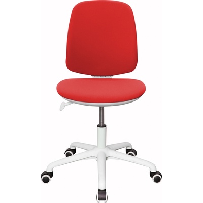 RFG Детски стол Lucky White, дамаска, червена седалка, червена облегалка (4010160050)