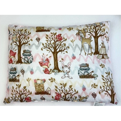 Intermedic SK vankúš Lesík/minky ružový 40x30
