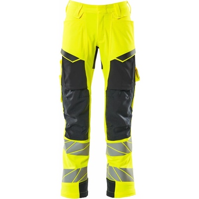 Mascot ACCELERATE SAFE 19079-511-1709 reflexné bezpečnostné nohavice HI-VIS reflexná žltá / čierna, klasická veľkosť
