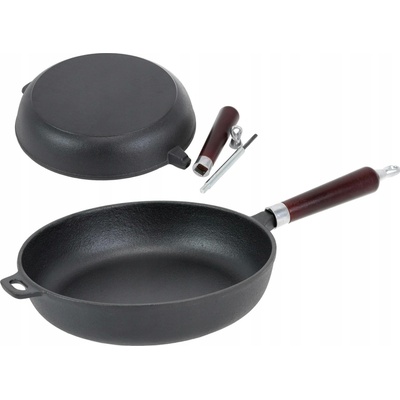 Litinová pánev 24cm KRISBERG Hluboká Indukce