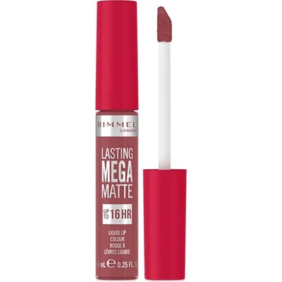 Rimmel Lasting Mega Matte Liquid Lip Colour дълготрайно матово течно червило за жени 7.4 мл