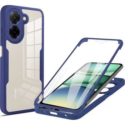 Techsuit - ColorVerse 360 ​​Series ochranné sklo + pouzdro na Xiaomi Redmi A5 4G (Standard) - modrý KF2348097
