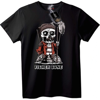 NOONEBRAND Тениска Рибарски череп - 2XL, Black