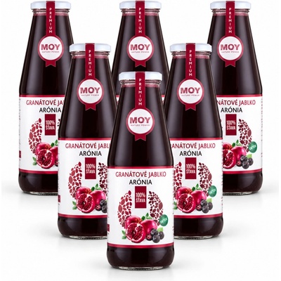 Zamio Granátové Jablko & Arónia 100% šťava 6 x 700 ml