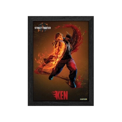 Pixel Frames PLAX Street Fighter 6: Ken 25x30, RET00394