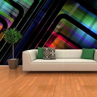 Sablio Tapeta Čierne pásiky, rozmery 336x220 cm