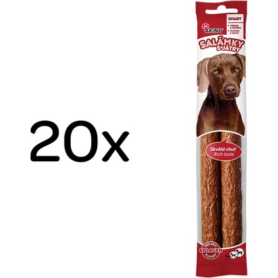 Akinu MLSKA Játrové salámky 22 cm 20 ks