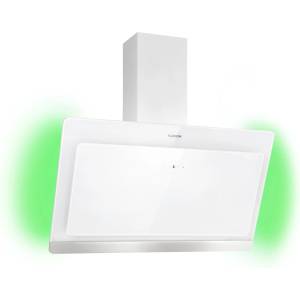 Klarstein Aurora Eco 90, Абсорбатор, 584 m³/h, 90 см, Коминен абсорбатор, Осветен, ЕЕС А+ (CGCH3-Aurora90-WH) (CGCH3-Aurora90-WH) - electronic-star