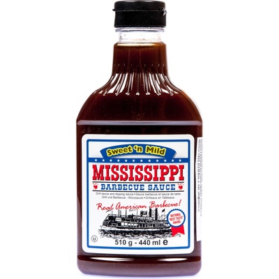 MISSISSIPPI BBQ omáčka Sweet´n Mild 510 g