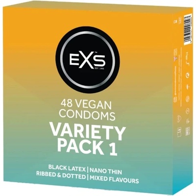 EXS Condoms 48 бр. Микс от различни презервативи EXS Variety Pack 1