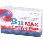 Olimp B12 Max, 700 mcg, 60 таблетки, Olimp (31139)