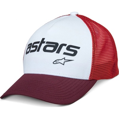 ALPINESTARS VITAL TRUCKER bílá/hnědo červená/oranžová