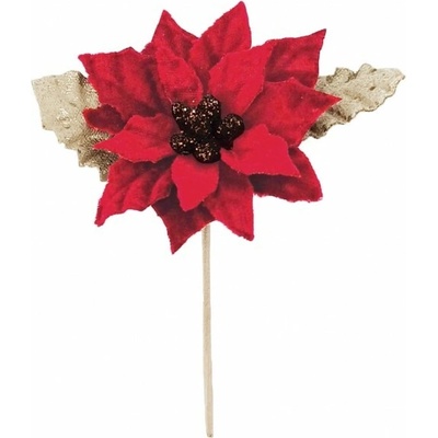 Chaks Chaks Dekoračný umelý kvet - POINSETTIA