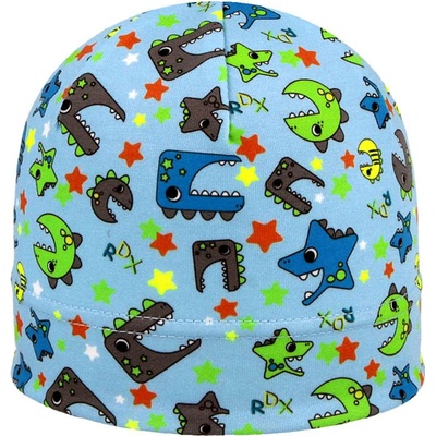 RDX Chlapčenská čiapka z funkčného materiálu Dino Modrá