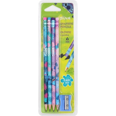 Coolpack Súprava ceruziek Stitch Blue 4 ks