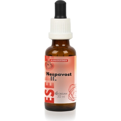 Nespavosť II kombinovaná zmes Bach. esencií 30 ml