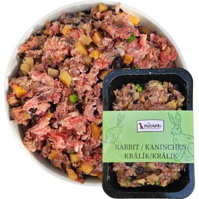 Mixáno Krabičkový Barf králik 500 g