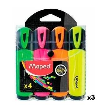 Maped Комплект Флуоресцентни Маркери Maped Fluor Quality Neon Многоцветен (3 броя)