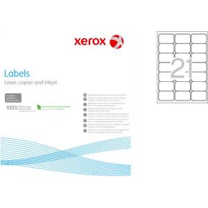  Етикети Xerox 63.5x38.1 mm А4 100 л. 21 етик. R (003R96298)