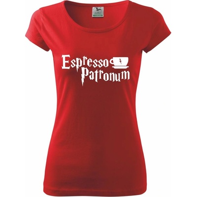 Harry Espresso Patronum Pure Dámské tričko Červená