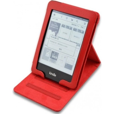 Shield Pro Amazon Kindle Paperwhite 1,2,3,4 stojanček puzdro SCA04 červené