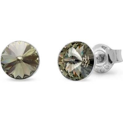 Spark šedé Rivoli se Swarovski Elements Sweet Candy Studs K1122SS29BD Black Diamond