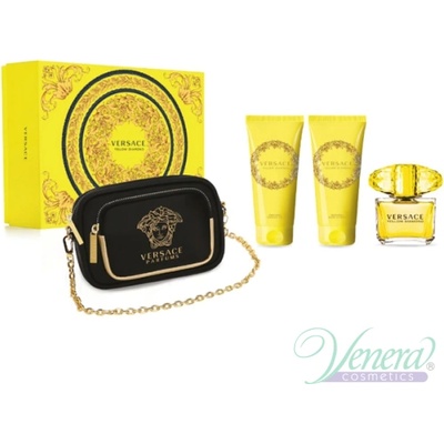 Versace Yellow Diamond Комплект (EDT 90ml + BL 100ml + SG 100ml + Bag) за Жени
