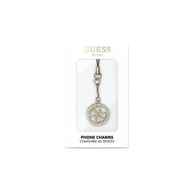 GUESS GUCPM4DRD Phone Strap 4G Rhinestone Charm