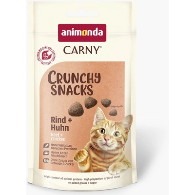 Animonda Carny Crunchy Snacks pre mačky Kuracie a hovädzie 50 g