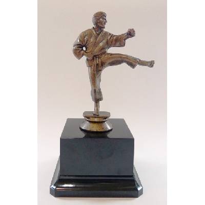 VIZINGR Karate figurka MUŽ bronz F10-60B F10-60B/17,5 cm