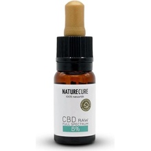 Nature Cure Full Spectrum Raw CBD olej 5 % 10 ml 500 mg