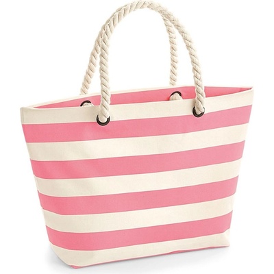 Westford Mill taška Nautical W680 plážová Natural/růžová 22 l