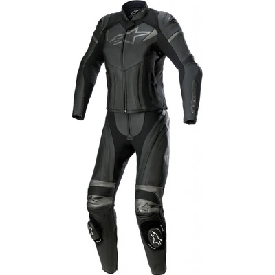 dvojdielna kombinéza Alpinestars STELLA GP PLUS 2 čierna/metalická šedá