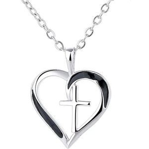 Silenti Jewelry Сребърно колие "Вяра & Любов