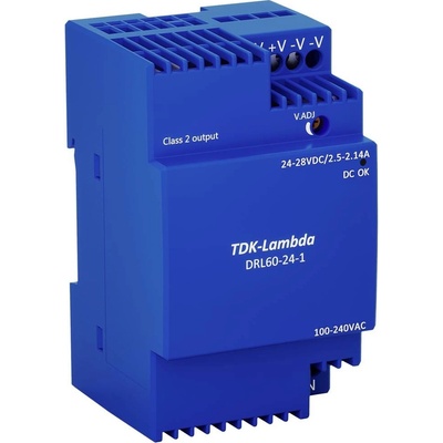 TDK-Lambda DRL60-24-1 síťový zdroj na DIN lištu 24 V 2.5 A 60 W Obsah 1 ks