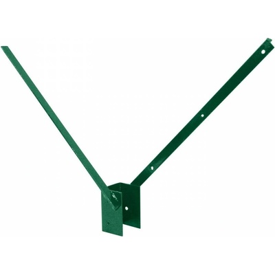 PILECKÝ Bavolet pro sloupek PILODEL poplastovaný oboustranný 60 x 40 mm zelený