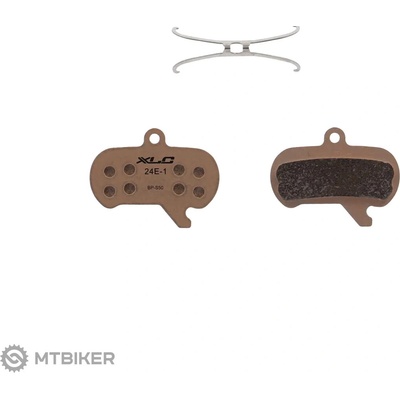 XLC BP-S50 brzdové platničky pre SRAM Maven, metalické