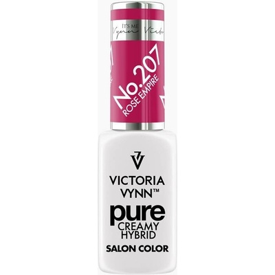 VICTORIA VYNN Hybridní gel lak PURE CREAMY HYBRID 207 Rose Empire 8 ml