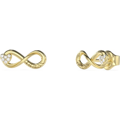 Guess Pozlacené náušnice Nekonečno Love Bites JUBE06049JWYGT/U