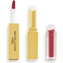 Revolution PRO Supreme Stay 24h Lip Duo ultra matný tekutý rúž s balzamom Stiletto 2,5 g