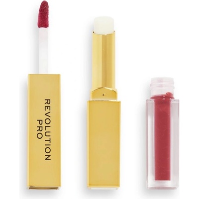 Revolution PRO Supreme Stay 24h Lip Duo ultra matný tekutý rúž s balzamom Stiletto 2,5 g