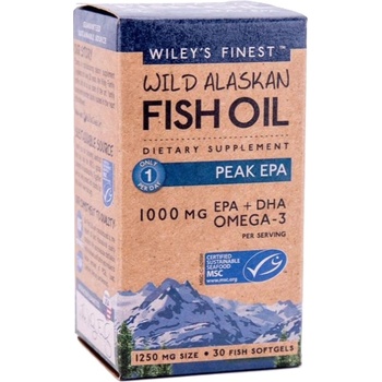 Wiley's Finest Рибено масло Омега-3 EPA, 30 капсули, Wiley's Finest (BB271103)