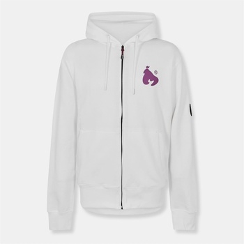 Money Суичър Money Men's Zip Hoodie - White