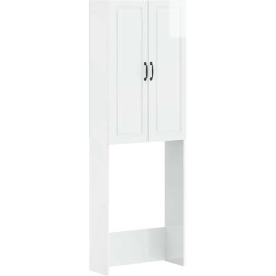 vidaXL Тоалетна Шкаф UTRECHT Бял гланц 66 x 25, 5 x 190 см (897799)
