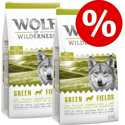 Wolf of Wilderness Soft Gnarled Oakkuřecí z volného chovu s králíkem 2 x 12 kg