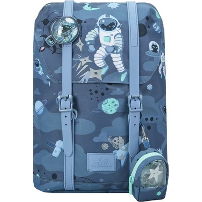 Frii of Norway FRII OF NORWAY ERGONOMICKÁ ŠKOLSKÁ TAŠKA RETRO 22 L - ASTRONAUT BLUE DENIM