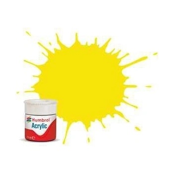 Humbrol barva akryl AB0099 No 99 Lemon Matt 12ml