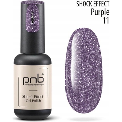 PNB Reflexný gél lak SHOCK EFFECT 11 Purple 8 ml
